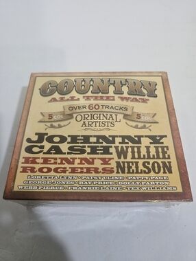 Country All The Way, 5 CD set: Johnny Cash, Willie Nelson, Kenny Rogers New